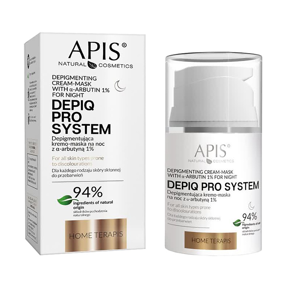 Apis, Depiq Pro System, Depigmentująca Krem-Maska Na Noc Na Przebarwienia, 50ml