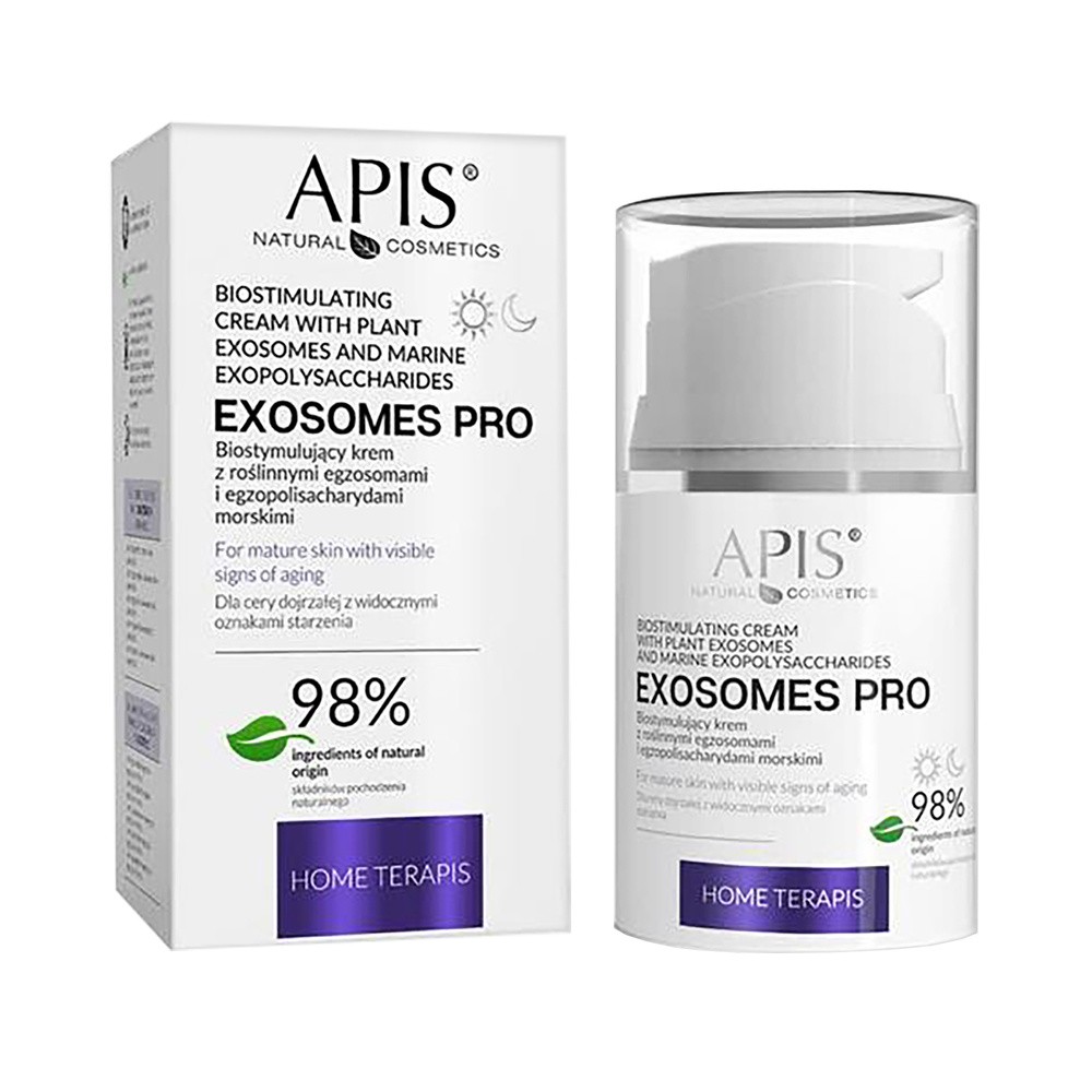 APIS Exosomes Pro Home Terapis Biostymulujący Krem Z Roślinnymi Egzosomami / 50ml