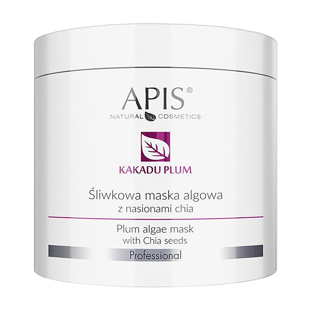 Apis Maska algowa Śliwkowa z nasionami Chia 200 g