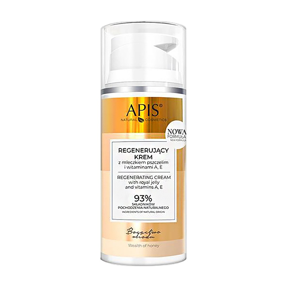 Apis Regenerating Cream - Regenerujący krem do twarzy z mleczkiem pszczelim i witaminami - 100 ml
