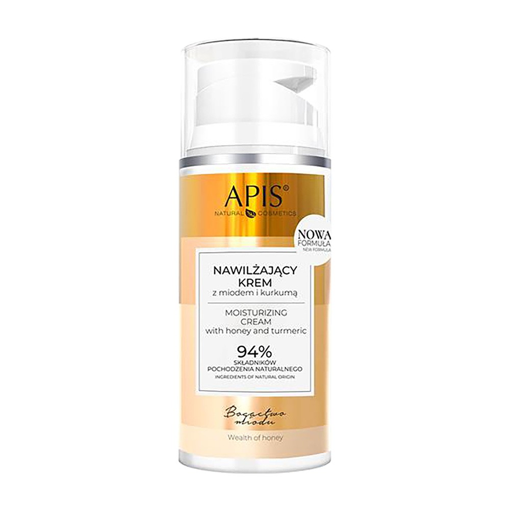 Apis Professional Bogactwo Miodu, Nawilżający Krem z Miodem i Kurkumą 100ml