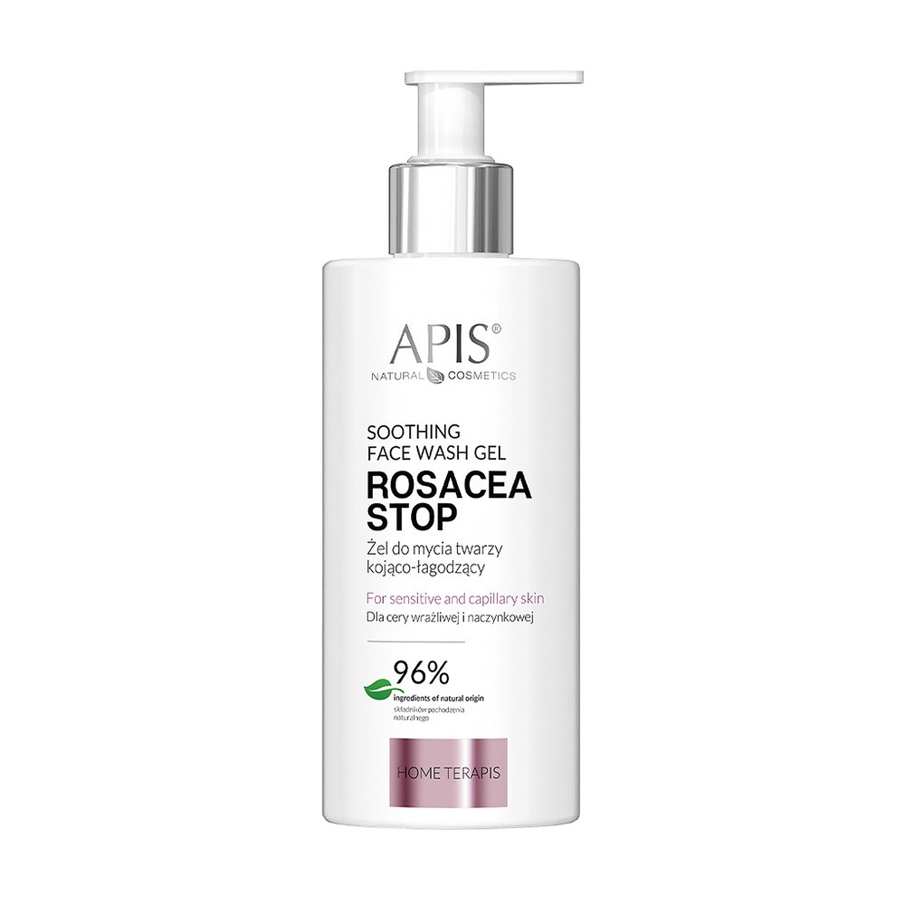 Apis Rosacea-Stop Kojąco-łagodzący żel do mycia twarzy 300 ml