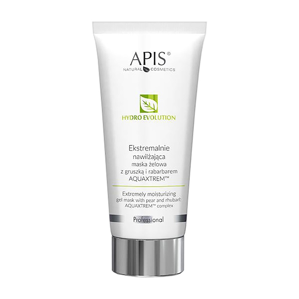 Apis Professional Ekstremalnie nawilżająca maska żelowa z gruszką i rabarbarem - Professional Hydro Evolution Extremely Moisturizing Gel Mask