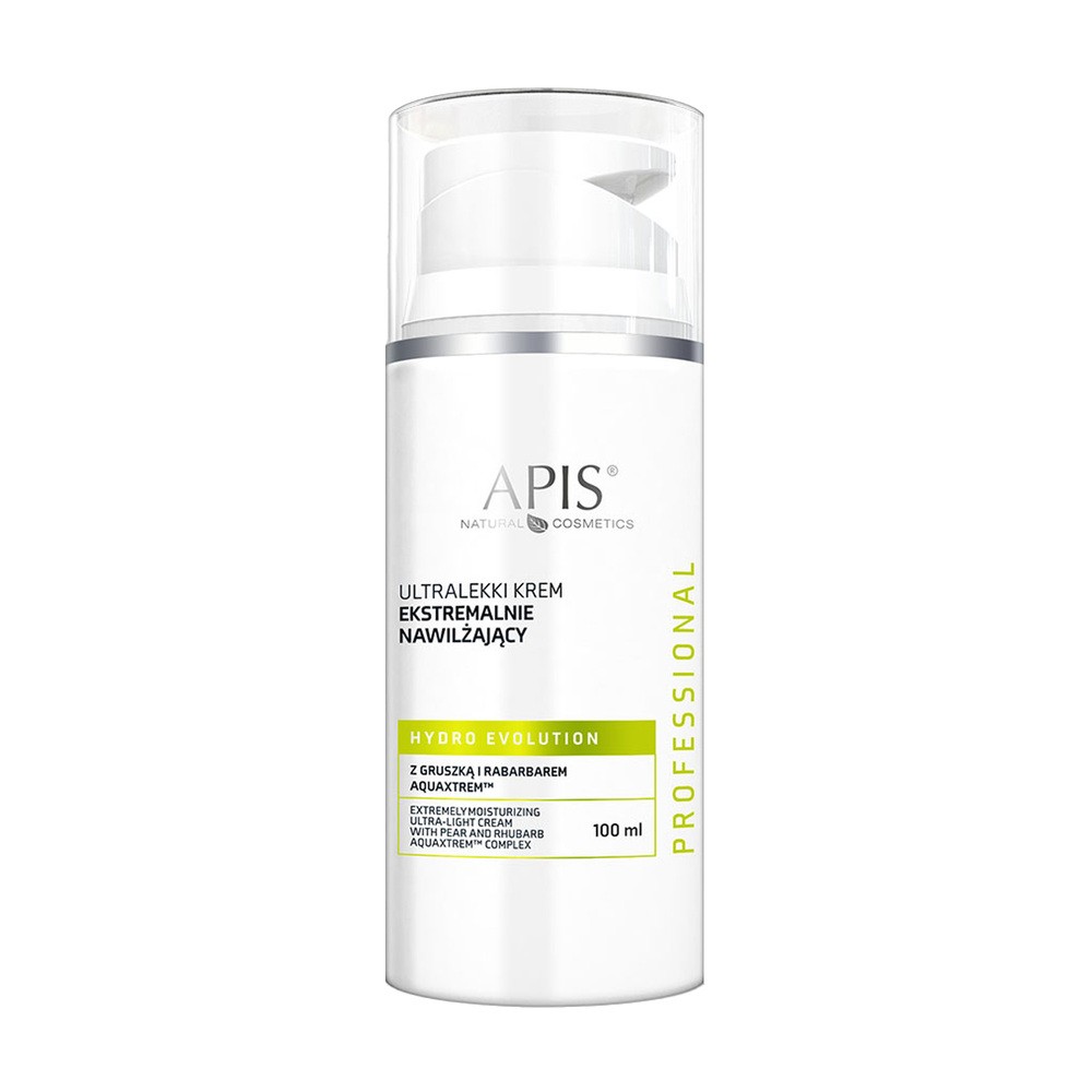 Apis Professional Hydro Evolution ultralekki krem ekstremalnie nawilżający z gruszką i rabarbarem AQUAXTREM 100 ml