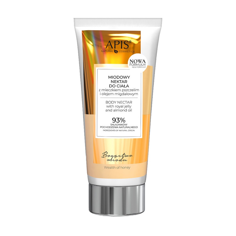 Apis ACTIVESHOP NAWILŻAJACO-WYGŁADZAJĄCY NEKTAR DO CIAŁA Z MIODEM, MLECZKIEM PSZCZELIM I OLEJKIEM ARGANOWYM 200 ML