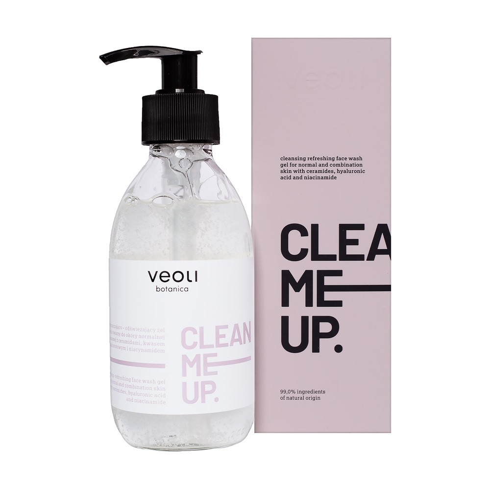 Veoli Botanica Oczyszczająco-odświeżający żel do mycia twarzy 190 ml