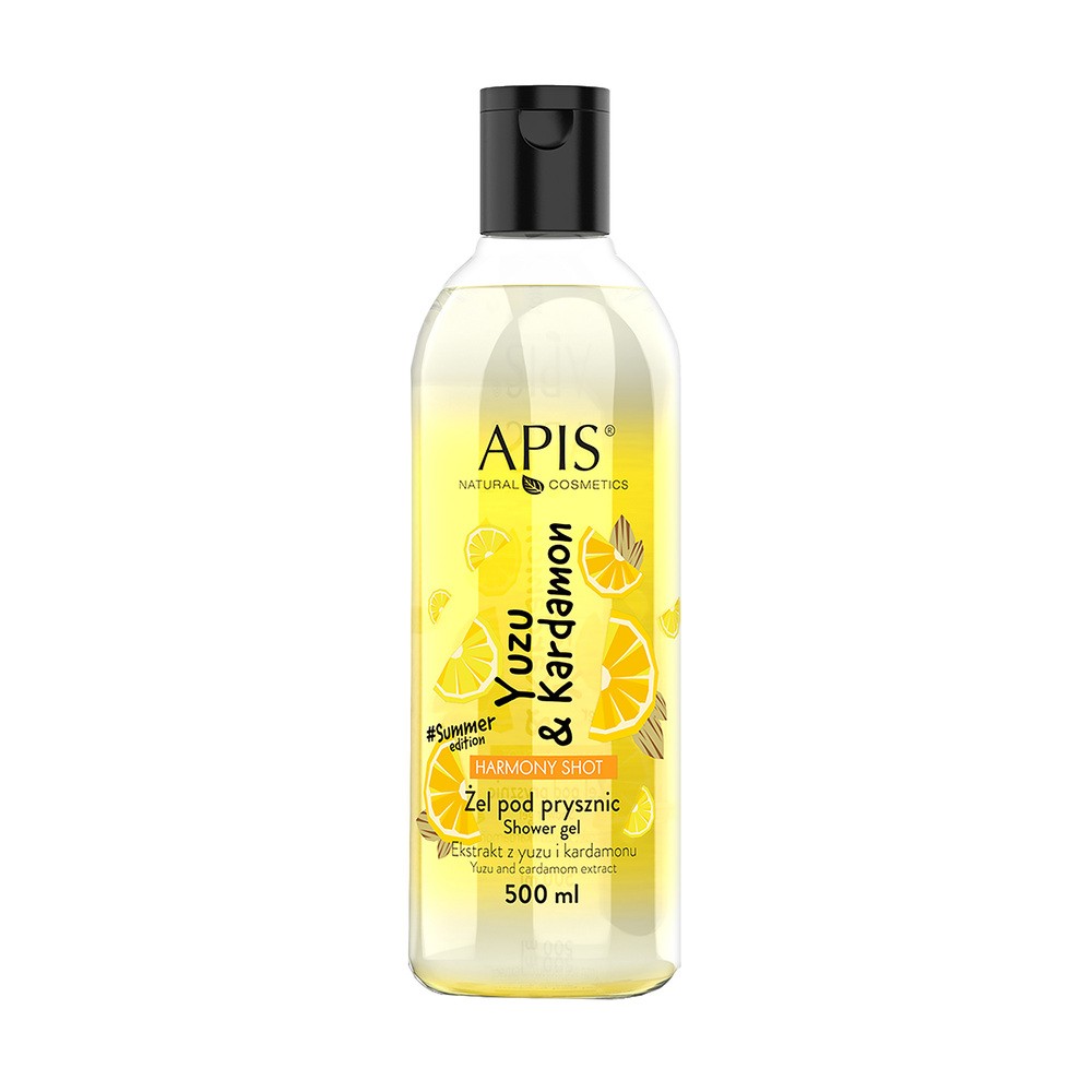 APIS Harmony Shot, żel pod prysznic Yuzu&Cardamon 500 ml