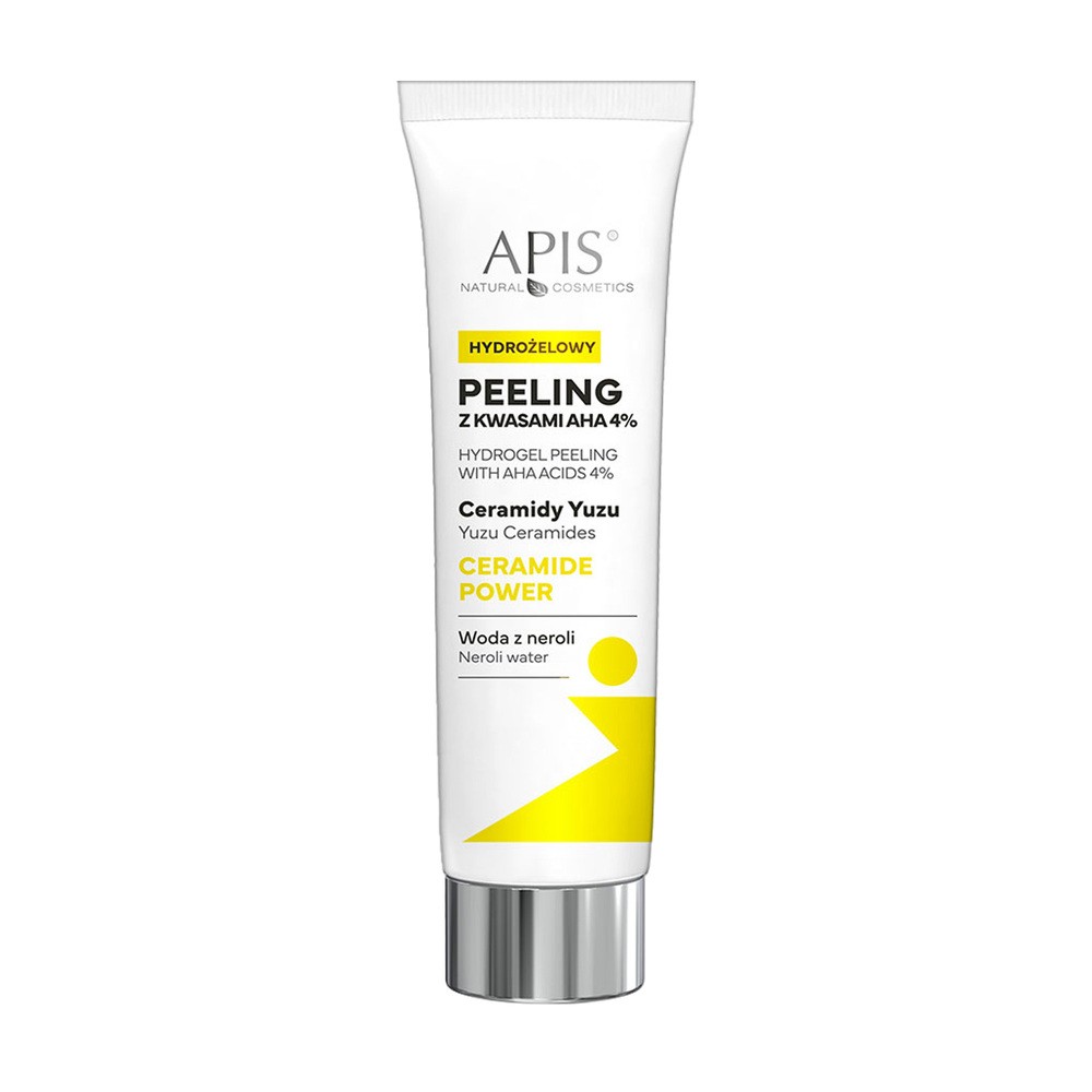 Apis Hydrożelowy Peeling do twarzy z kwasami AHA 4% Ceramide Power 100 ml