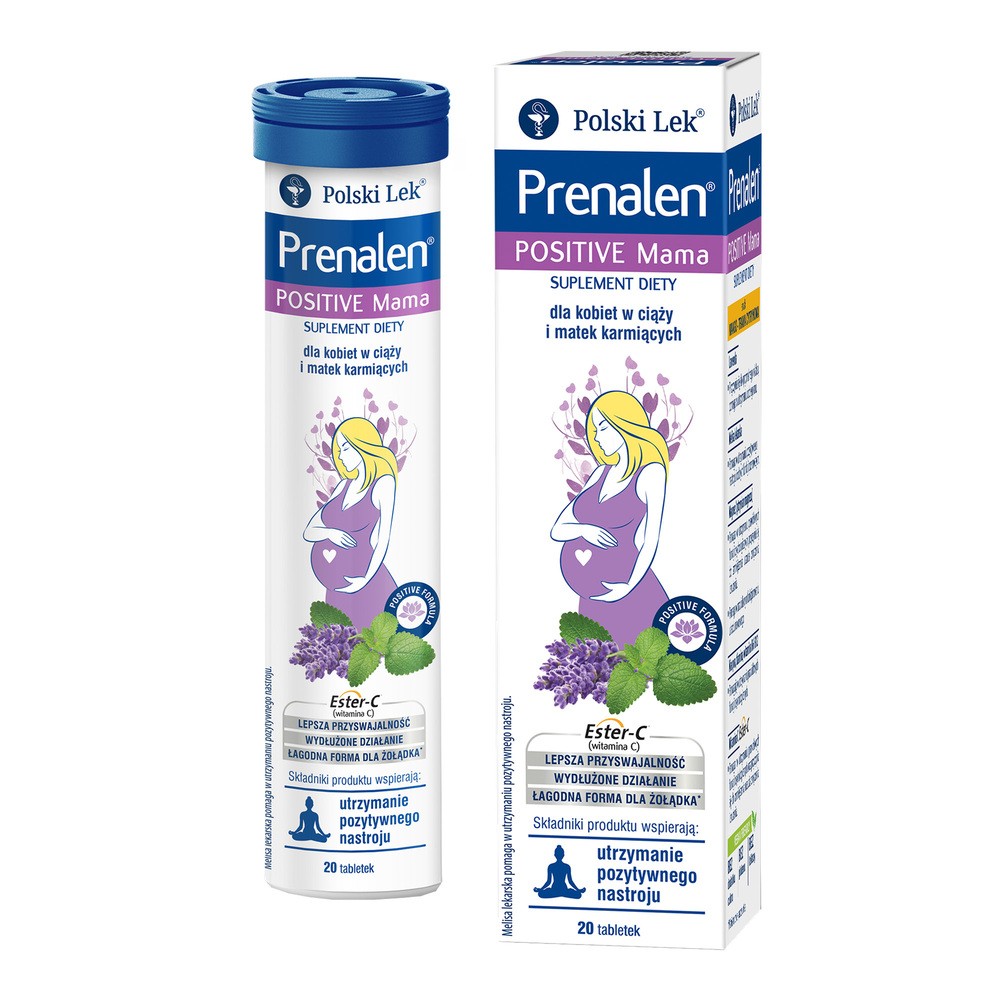 Prenalen Positive Mama, 20 tabletek musujących