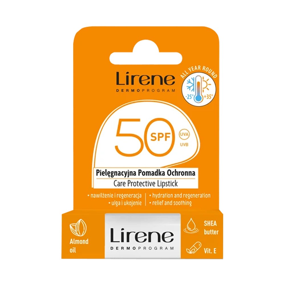 LIRENE PIELĘGNACYJNA POMADKA OCHRONNA SPF 50 4,6G