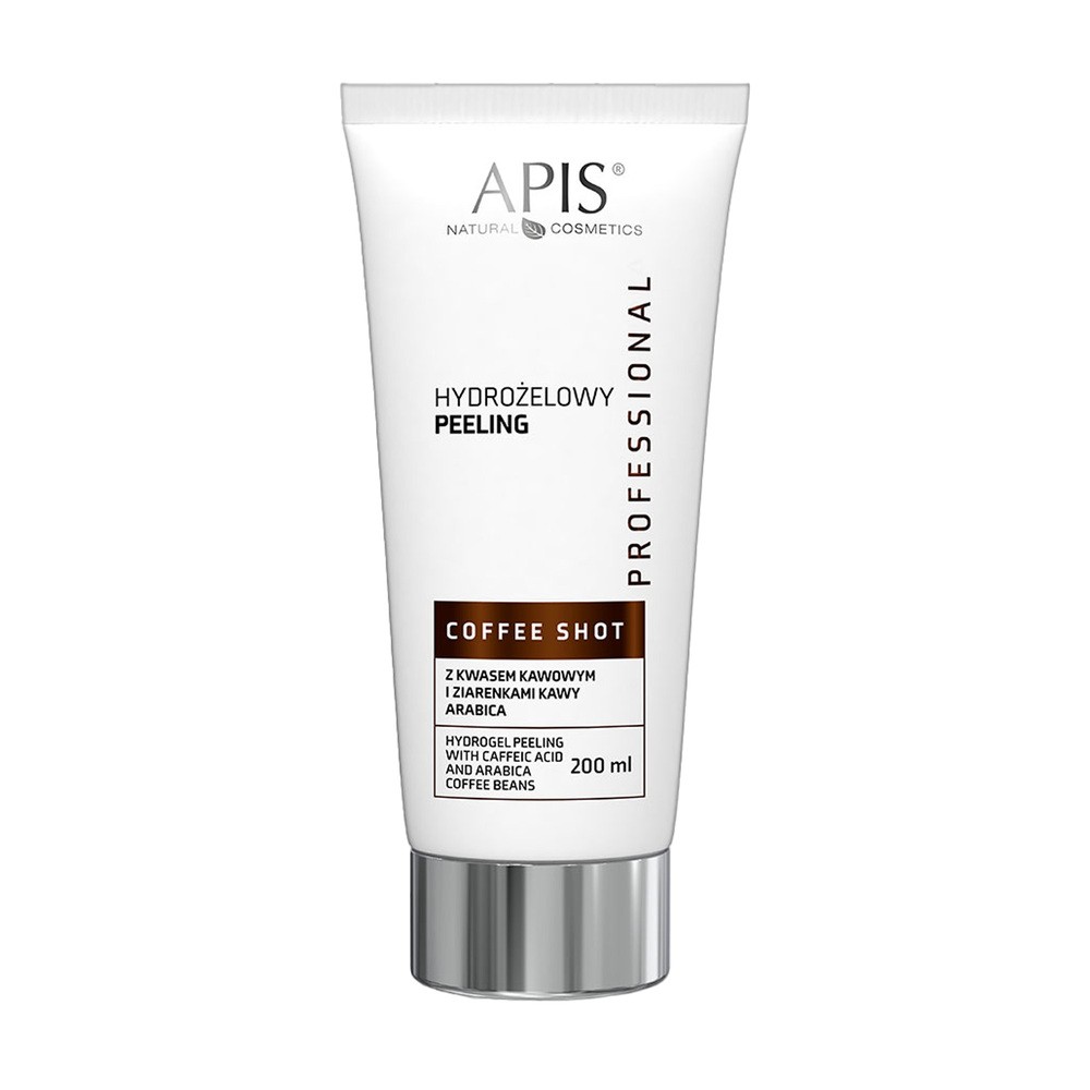 Apis Coffee Shot Hydrożelowy peeling z kwasem kawowym i ziarenkami kawy arabica 200ml