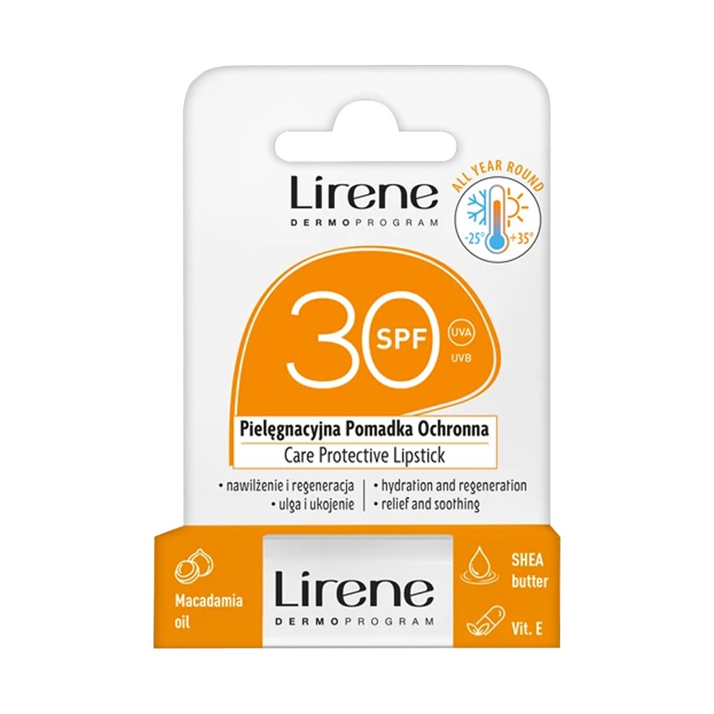 LIRENE PIELĘGNACYJNA POMADKA OCHRONNA SPF 30 4,6G