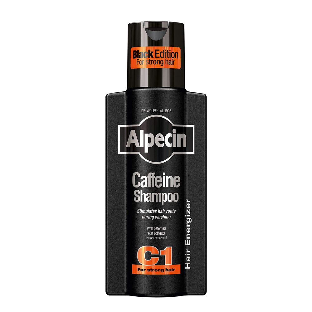Alpecin Caffeine Shampoo C1 Black Edition Szampon do włosów 250 ml