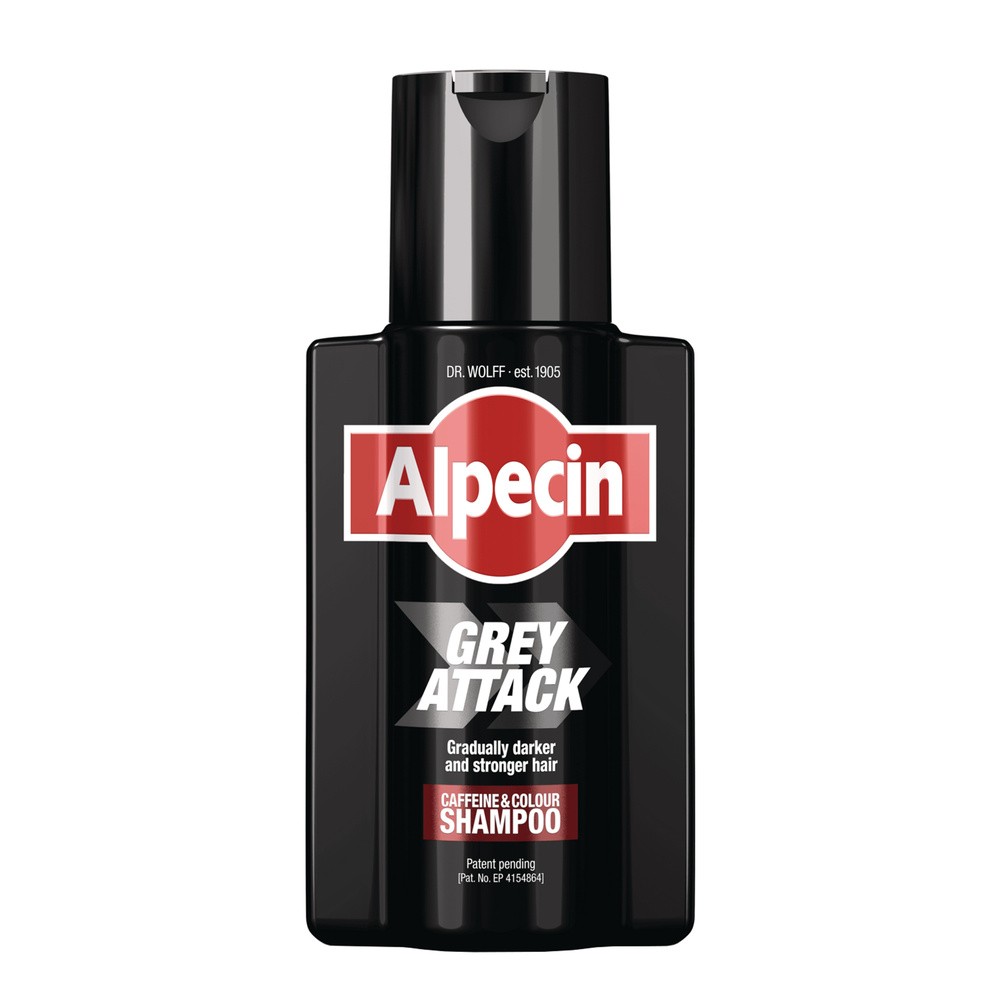 Alpecin Grey Attack Caffeine & Color Shampoo Szampon do włosów 200 ml