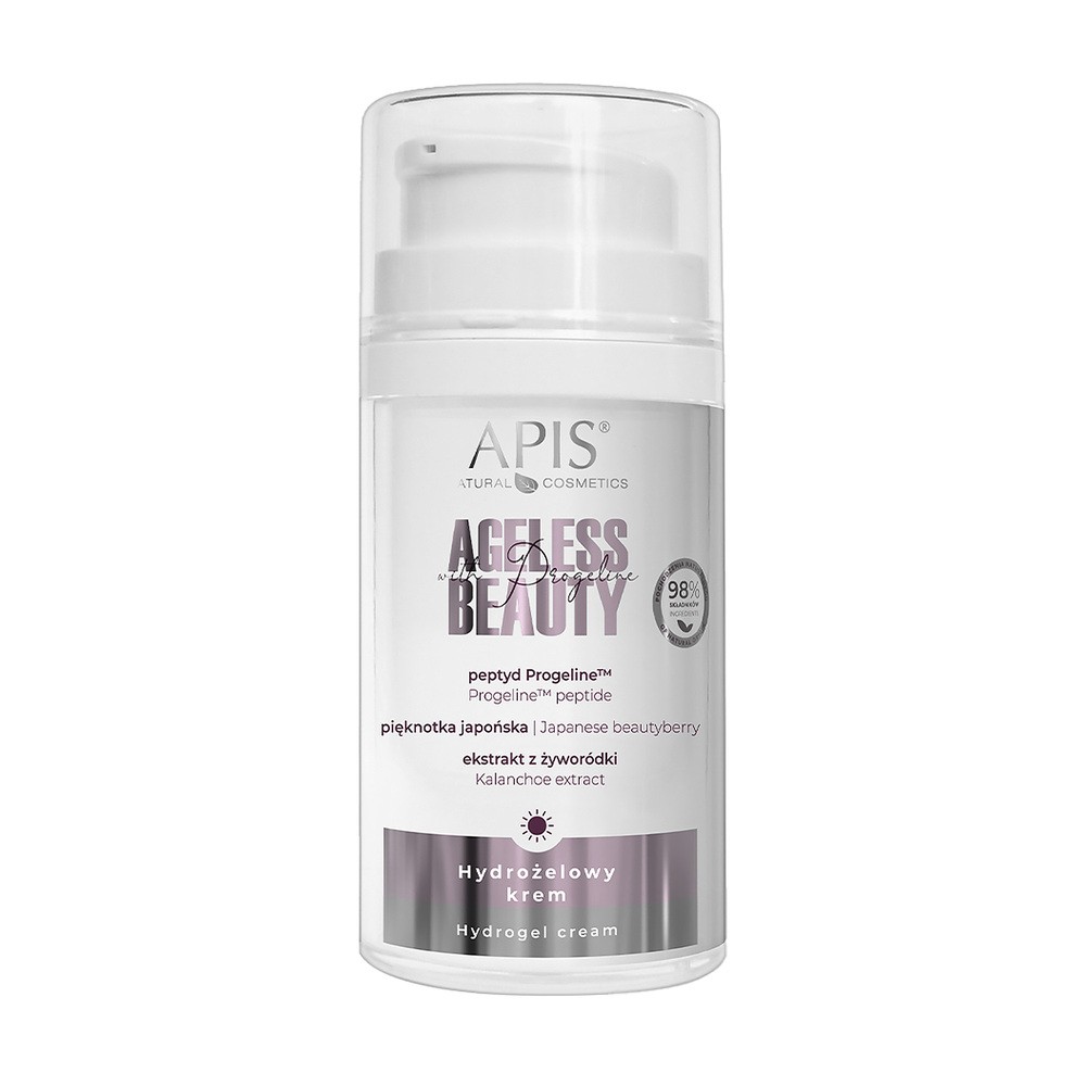 Apis Natural Cosmetics,  Ageless Beauty With Progeline, Hydrożelowy Krem Na Dzień Z Progeliną, 50ml