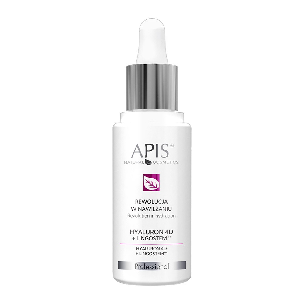 Apis Professional Bezzapachowy kwas hialuronowy 4D + LINGOSTEM TM, 30ml
