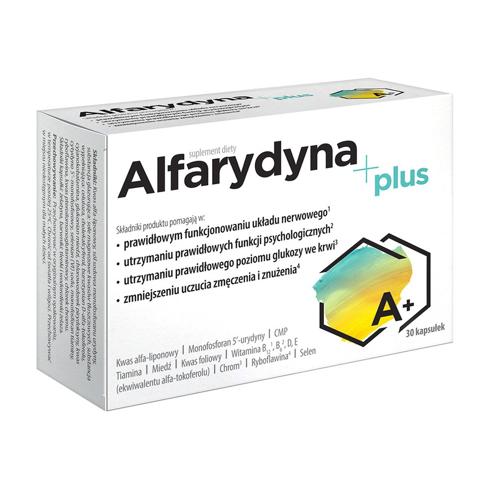 Alfarydyna Plus, 30 kapsułek