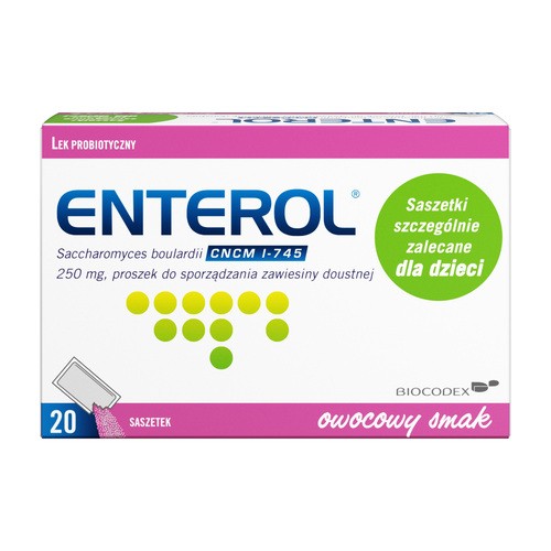 Enterol Lek probiotyczny 250 mg, 20 saszetek