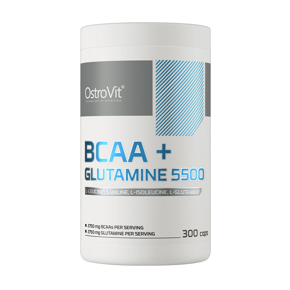 OstroVit Supreme Capsules BCAA + Glutamine 1100mg 300 kaps.