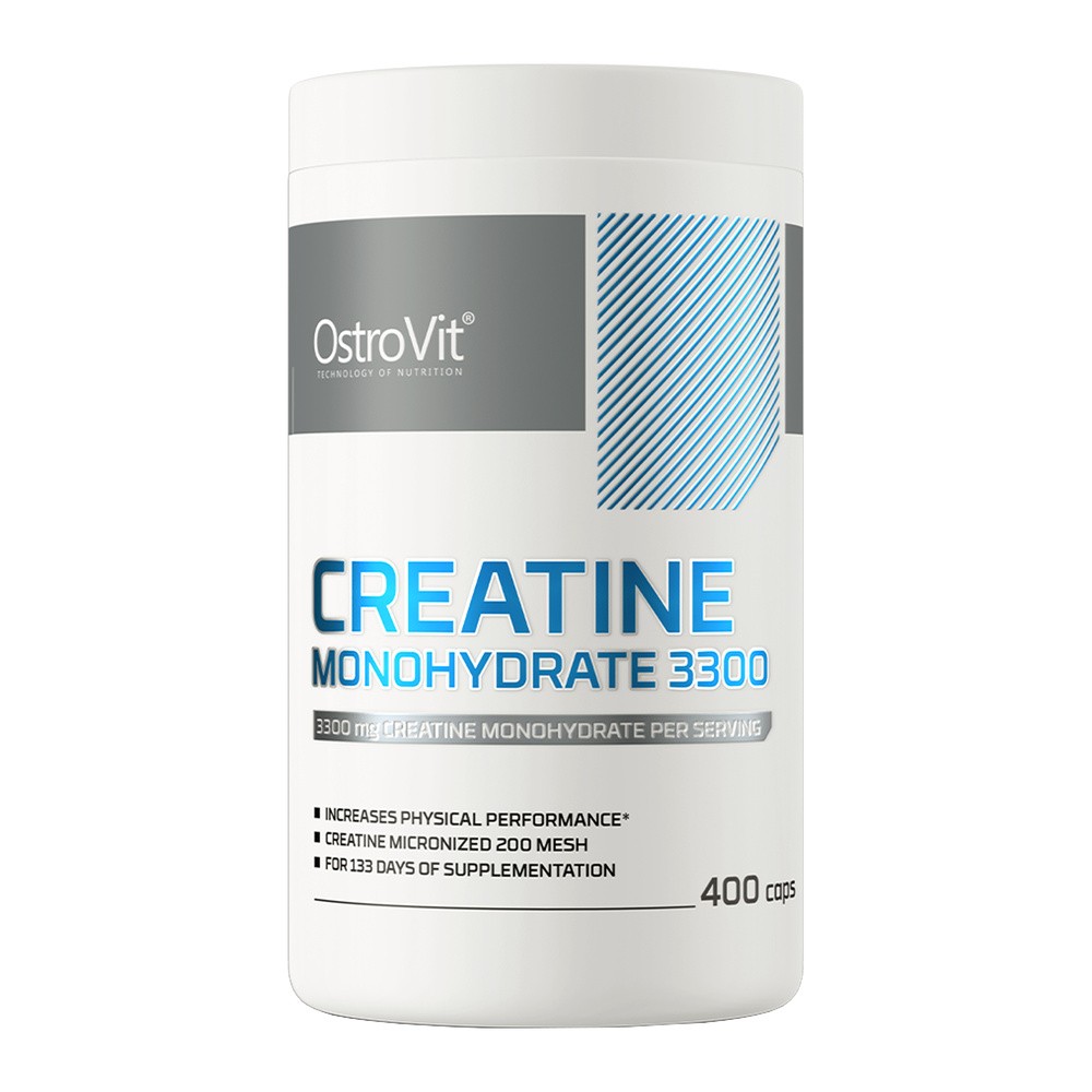 OstroVit Creatine Monohydrate 3300mg 400kaps. Kreatyna Monohydrat