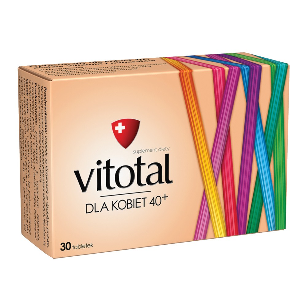 Vitotal dla kobiet 40+, 30 tabletek