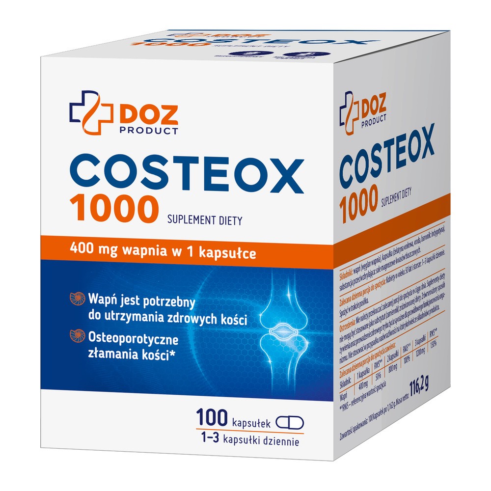 DOZ Product Costeox 1000, kapsułki, 100 szt.