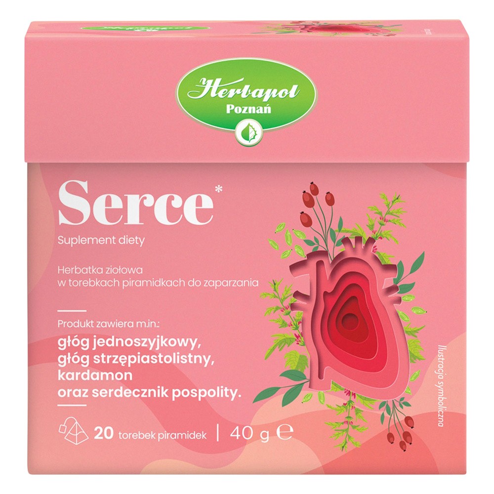 Herbata HERBAPOL Serce (20 sztuk)