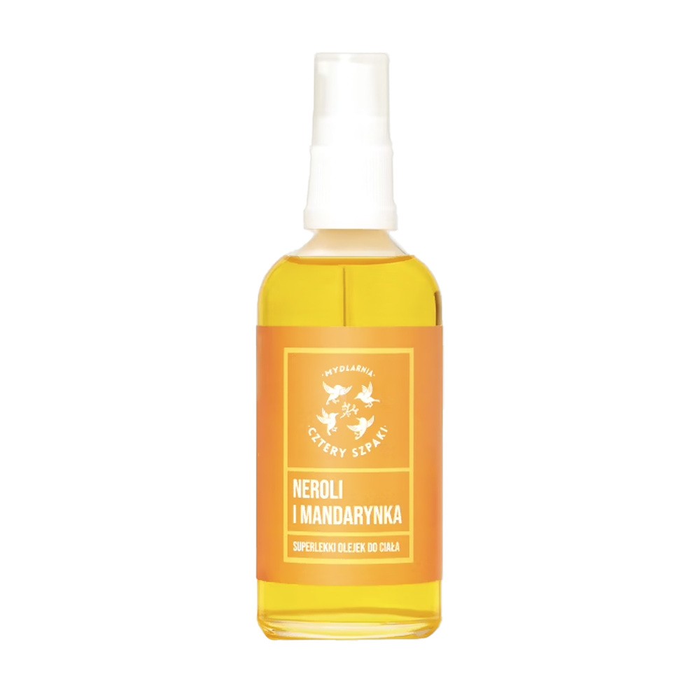 MYDLARNIA CZTERY SZPAKI MYDLARNIA CZTERY SZPAKI SUPELEKKI OLEJEK DO CIAŁA NEROLI I MANDARYNKA 100ML