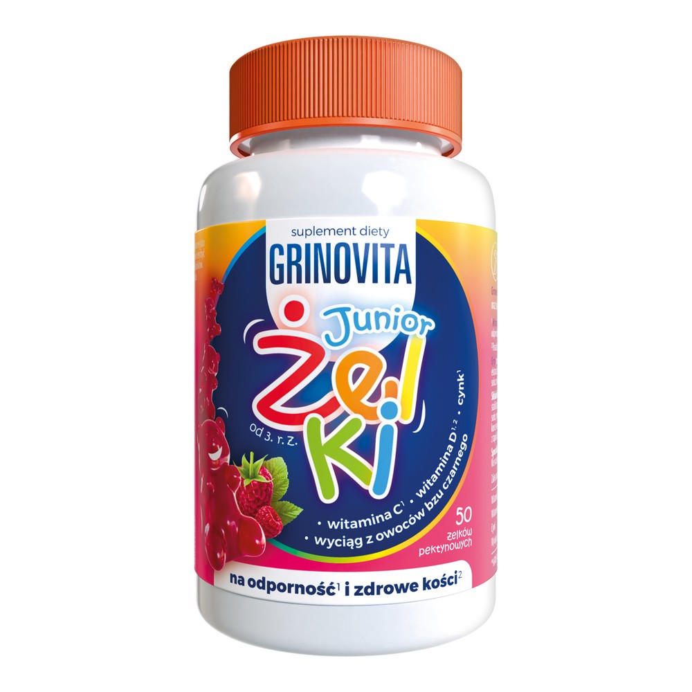 Grinovita Junior, żelki, 50 sztuk