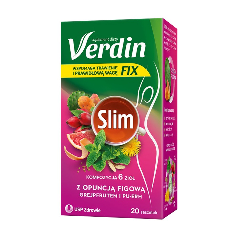 Verdin Fix Slim, 20 saszetek