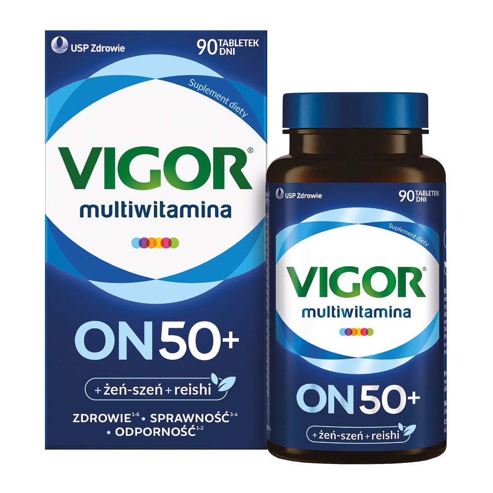 Vigor Multiwitamina On 50+, 90 tabletek