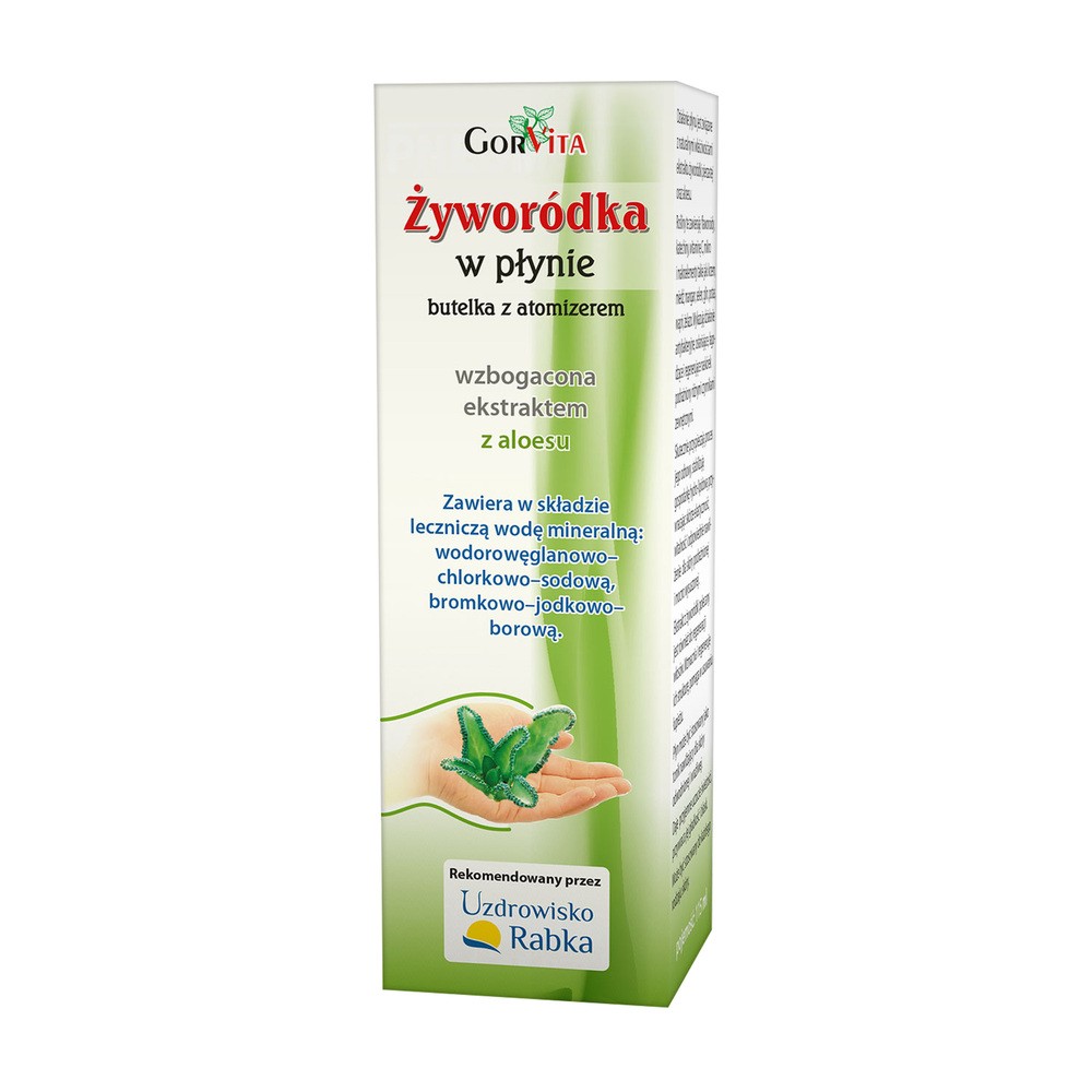 Gorvita ŻYWORÓDKA W PŁYNIE wzbogacona ekstraktem z aloesu 115ml G923