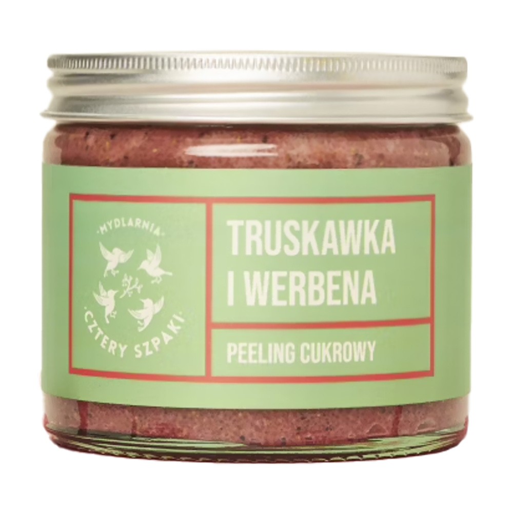 Mydlarnia Cztery Szpaki Peeling do ciała -  Truskawka i werbena