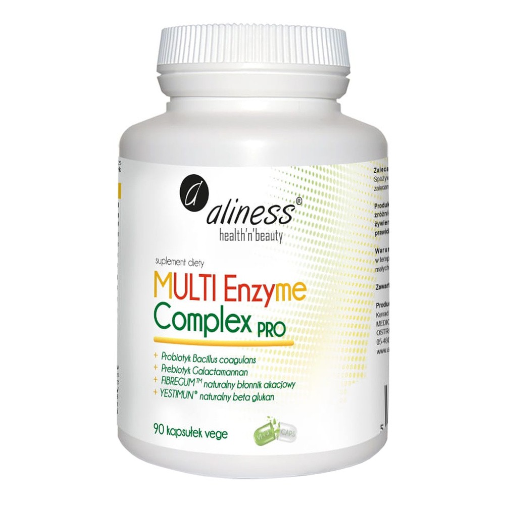 MedicaLine Aliness MULTI Enzyme Complex PRO - 90 kapsułek