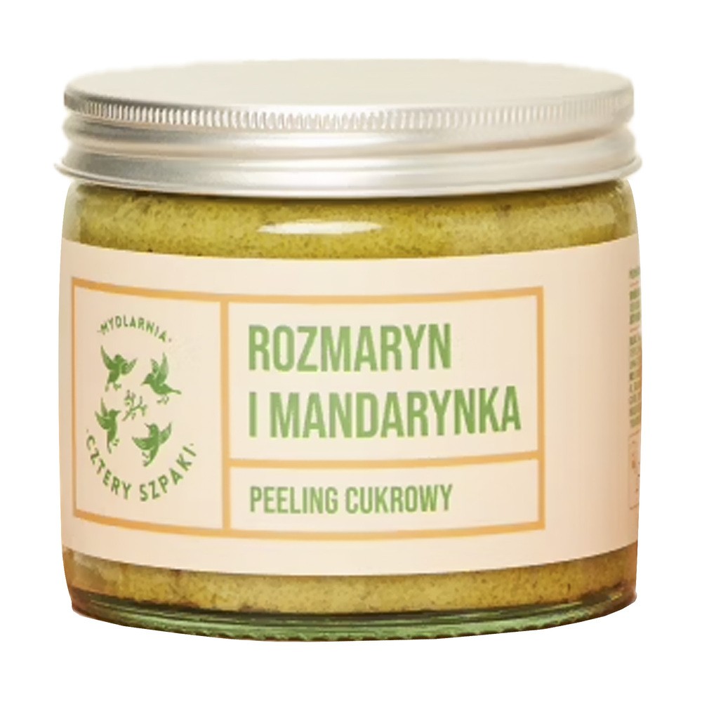 4 Szpaki Peeling cukrowy Rozmaryn i Mandarynka 4 Szpaki
