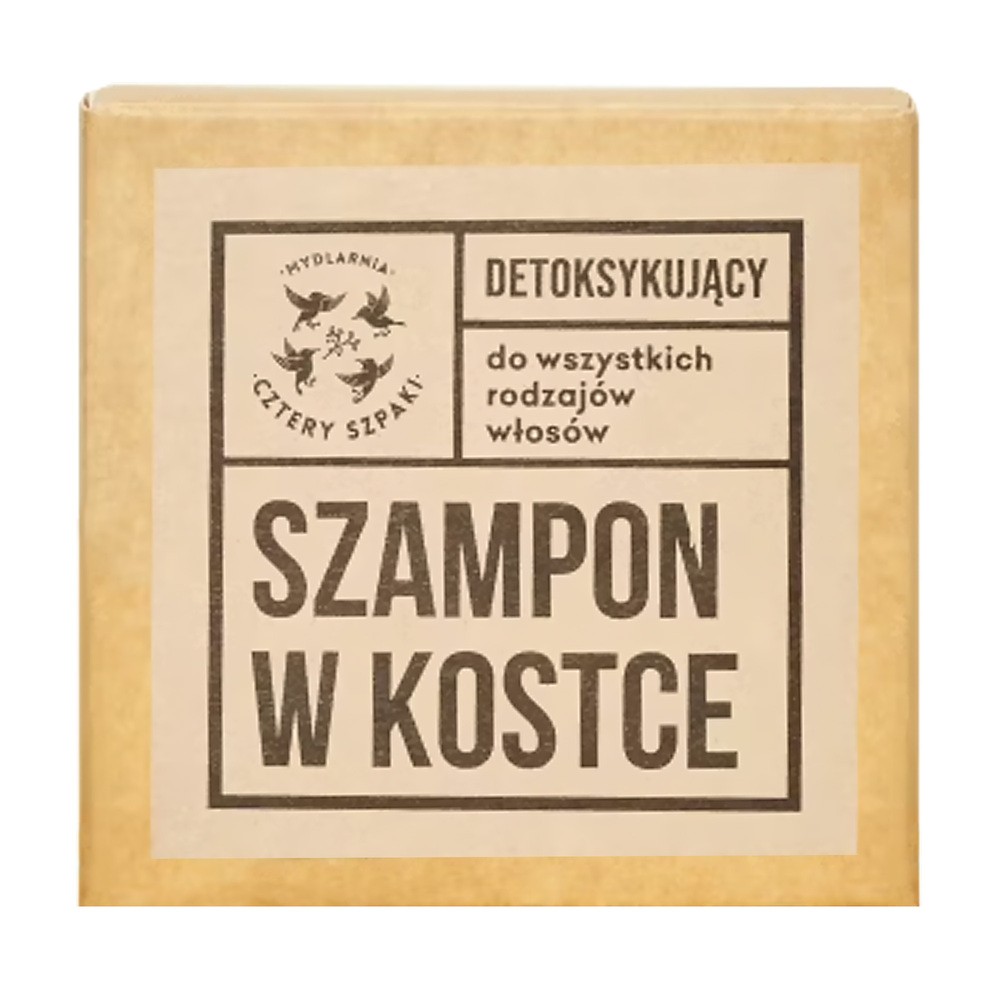 MYDLARNIA CZTERY SZPAKI CZTERY SZPAKI (4szpaki) Szampon w kostce detoksykujący, 75 g