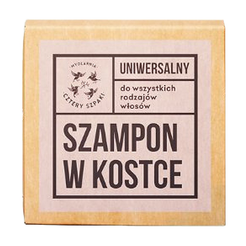 CZTERY SZPAKI Szampon do włosów w kostce 75g Cztery Szpaki