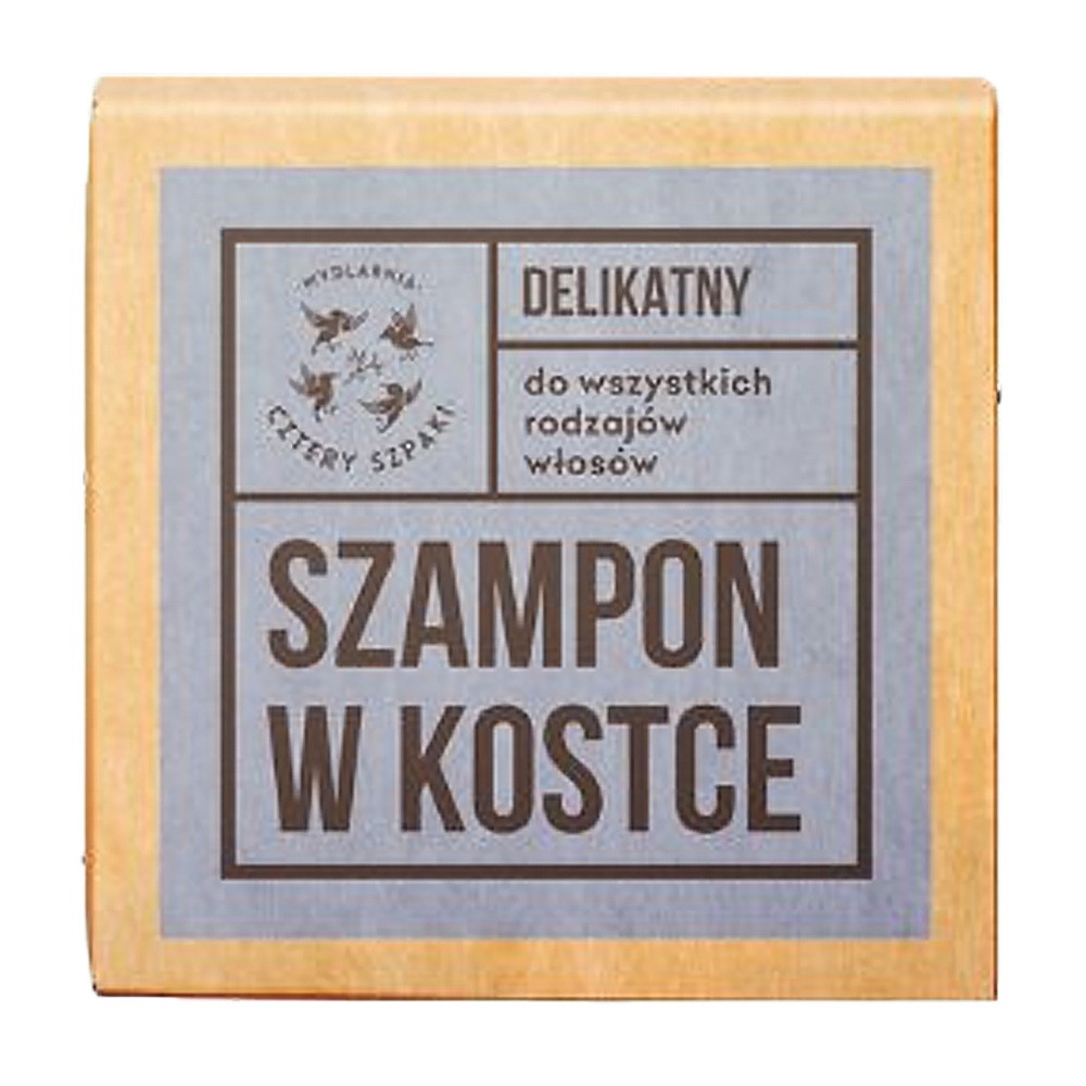 Cztery szpaki Cztery Szpaki Delikatny Szampon do Włosów w Kostce 75 g 020E-3343A