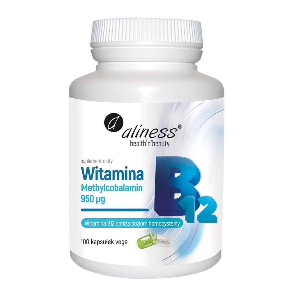Aliness Witamina B12 METYLOKOBALAMINA 900 g (100kaps) ali-022