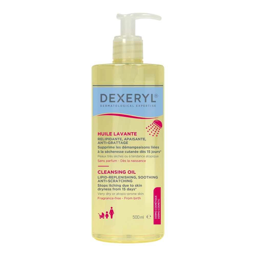 Dexeryl, olejek do mycia ciała, 500 ml