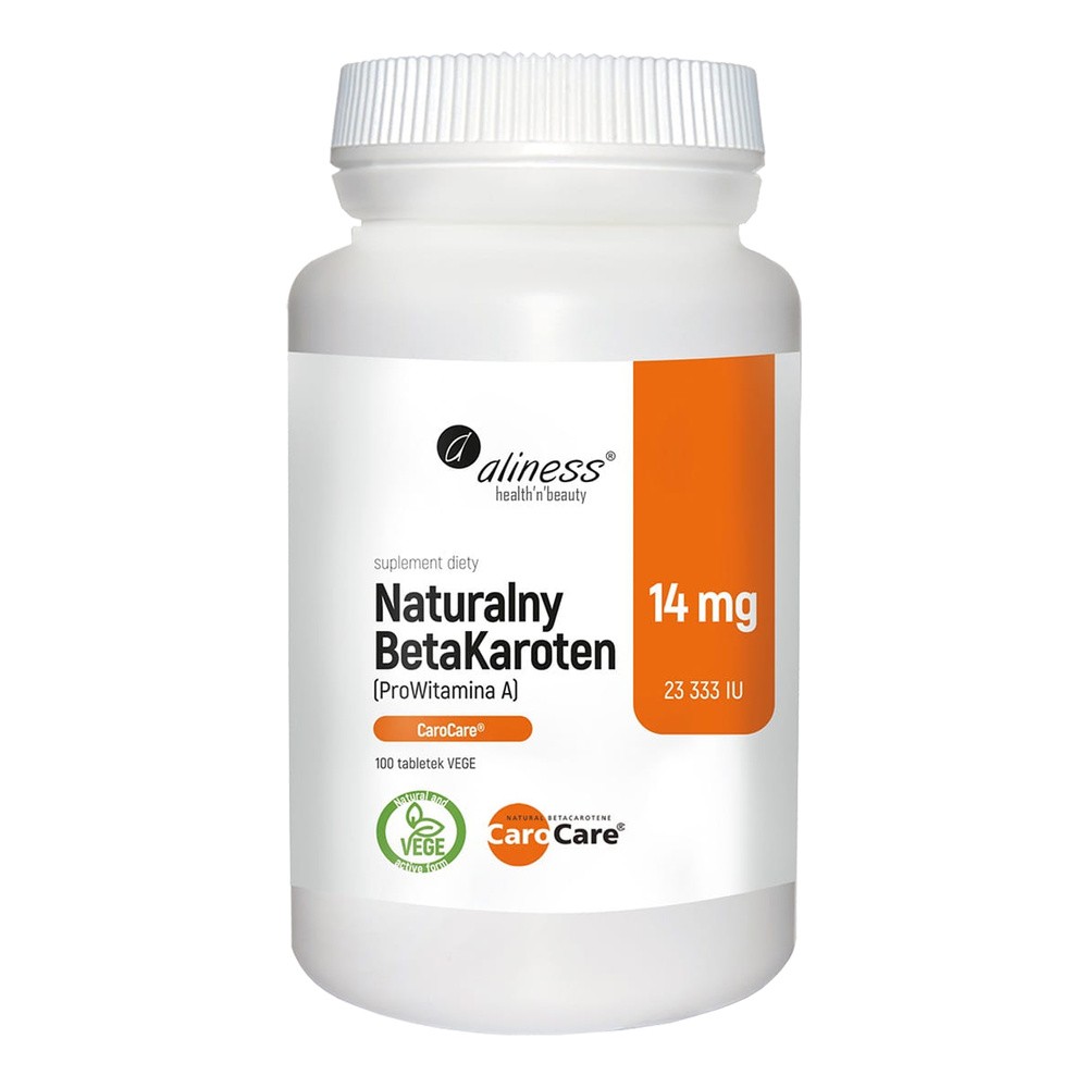Aliness Naturalny BetaKaroten 14 mg ProWitamina A