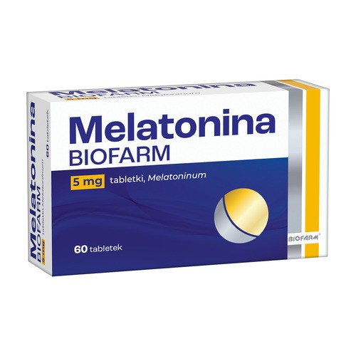 BIOFARM Melatonina 5mg, 60 tabletek