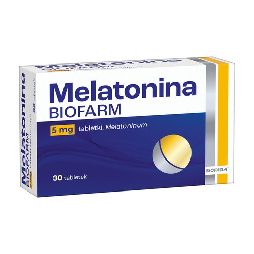 BIOFARM Melatonina 5mg, 30 tabletek