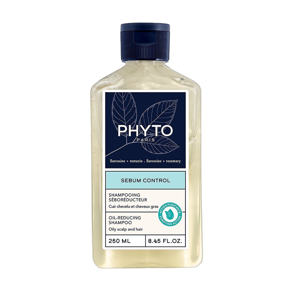 Phyto Sebum Control Szampon ograniczający przetłuszczanie włosów, 250 ml