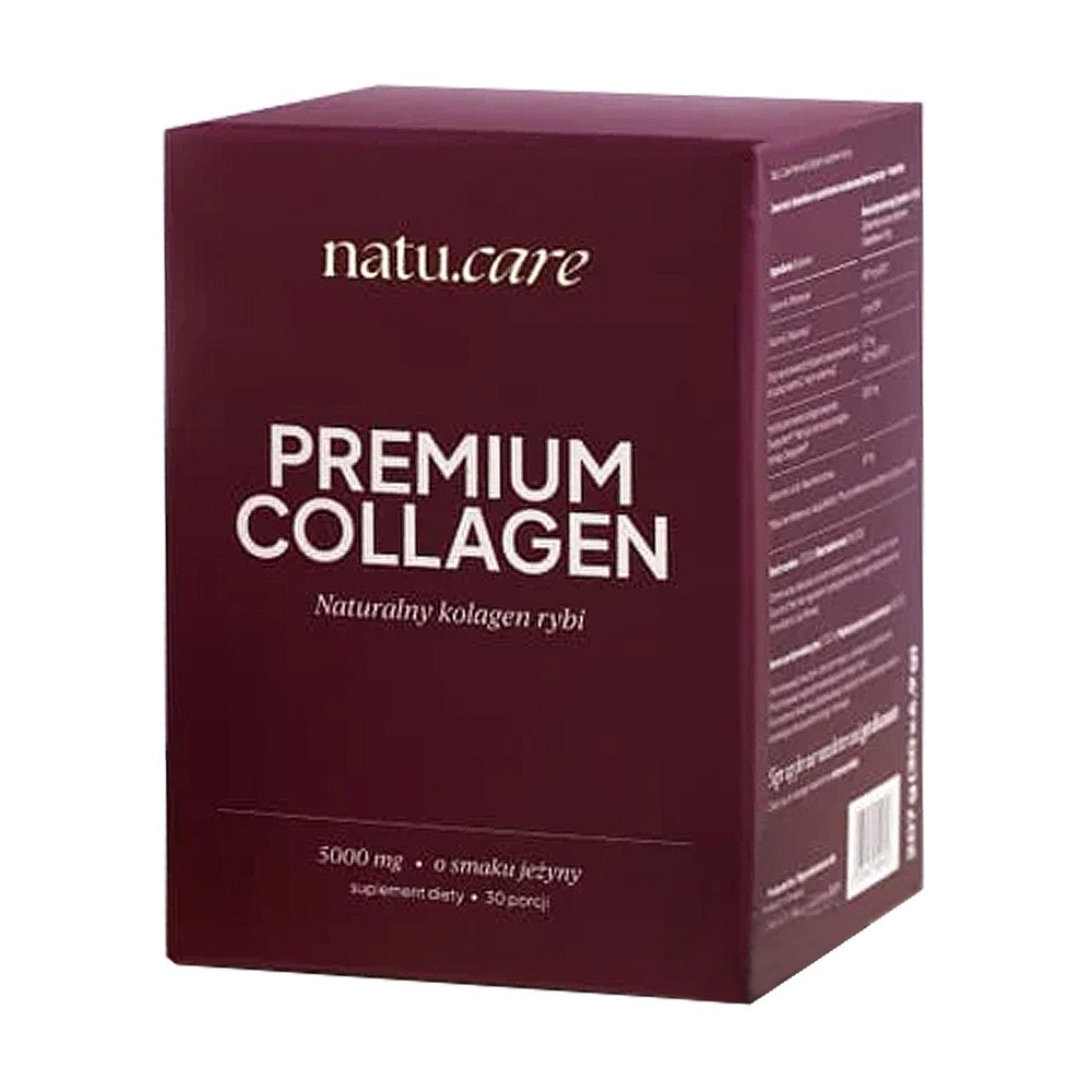Natu.Care Premium Collagen 5000 mg, smak jeżynowy, 30 saszetek