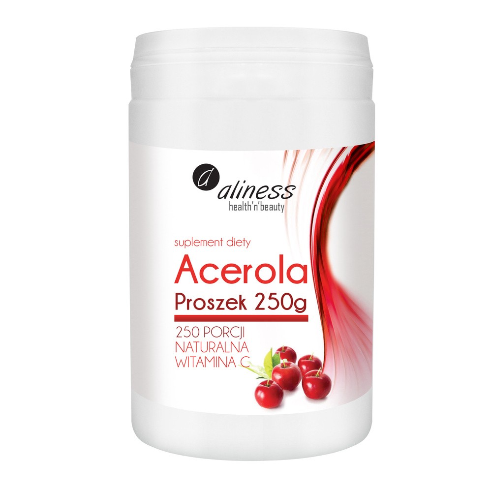 Aliness MedicaLine Ostrówiec Acerola Witamina C W Proszku 250g 5902596935344