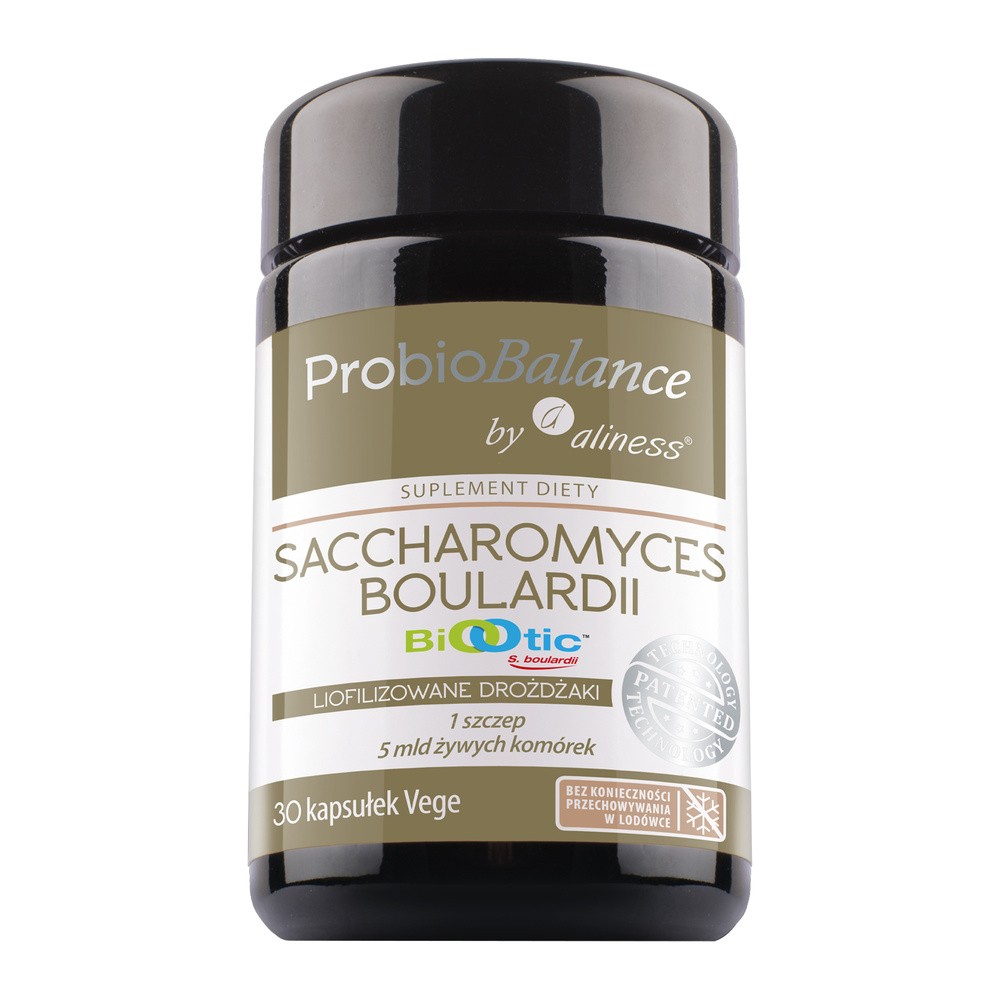 Aliness ProbioBalance ( Saccharomyces Boulardii 5mld/250g) - 30 kaps. Aliness 8BFB-353EF