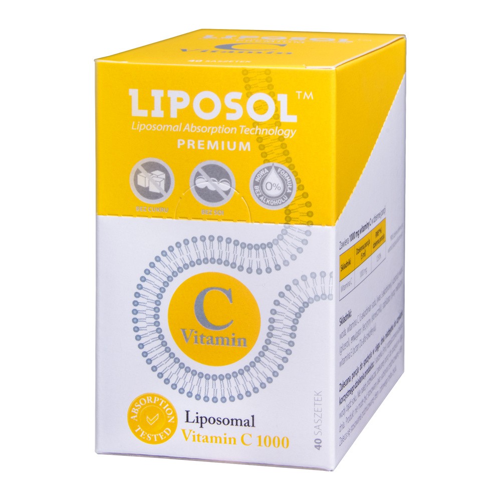 Aliness Liposol Liposomalna witamina C 1000 mg x 40 saszetek 1427-593C9