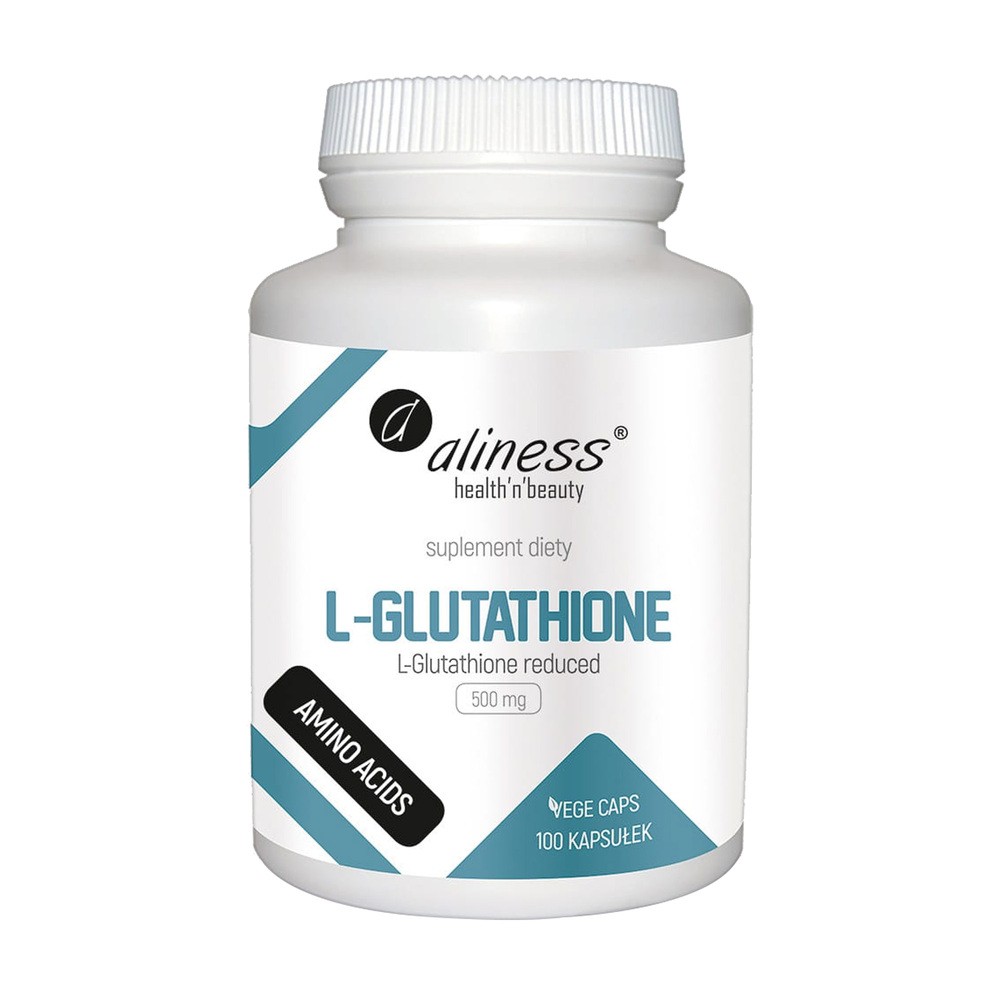 MedicaLine L-Glutathione 500mg 100 kaps Aliness L Glutation L Glutathione reduced MC102