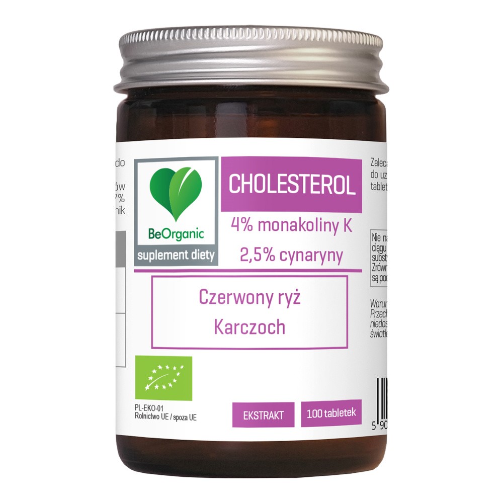 Opinie o Cholesterol BIO 400 mg x 100 tabletek BEORGANIC